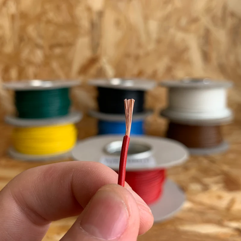 Cavo per auto unipolare da 1 mm² - Parete sottile / Bobina da 10 metri