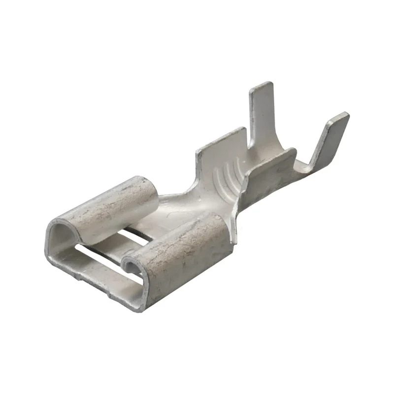 Terminali a crimpare a forcella non isolati da 6.3 mm per cavi da 2.5 mm² / Confezione da 100
