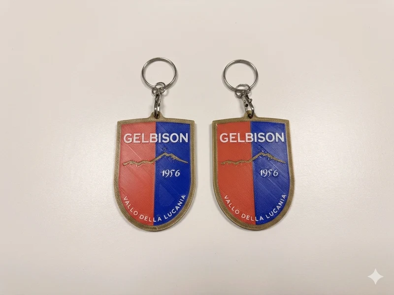 Portachiavi Scudetto Gelbison Vallo della Lucania