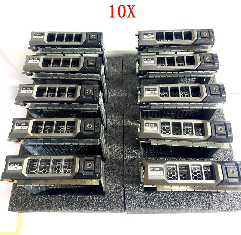 Lot 10 0F238F Dell G13 SAS SATA PowerEdge 3.5 HDD Caddy Tray R620 R720 R730 R430