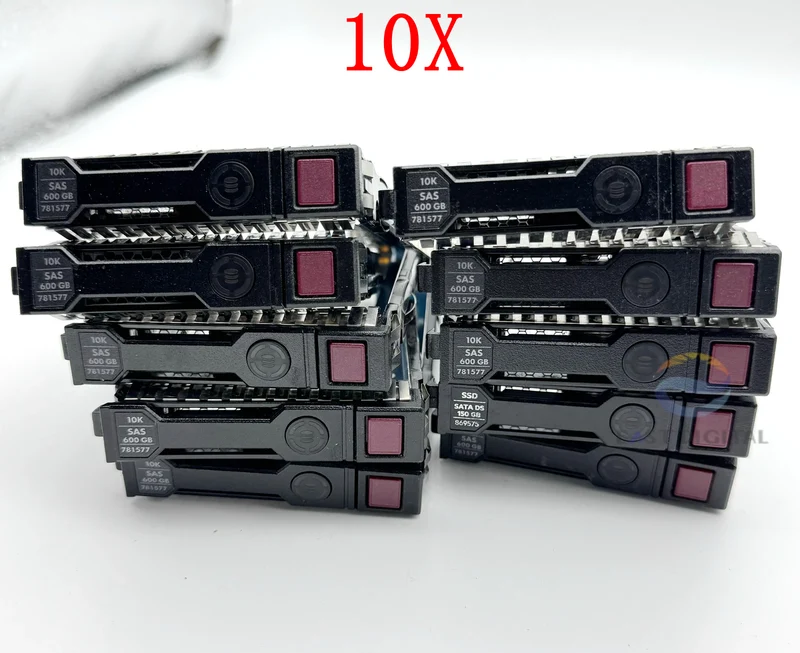 Lot 10 HP 2.5" HDD Tray Caddy DL380 DL360 DL120 G8/G9/G10 651699-001 651687-001