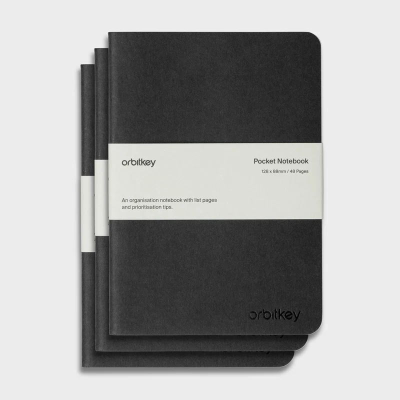 Organisation Notebook - 3 Pack