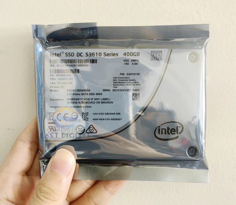 Intel S3610 400GB 2.5'' SSDSC2BX400G4 SATA 6Gb/s MLC Solid State Drive SSD New