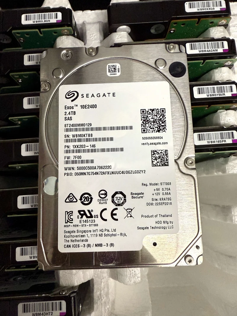 ST2400MM0129 Seagate Exos 2.4TB 2.5'' SAS 10K 256MB 1XK203 12Gbs Hard Drive