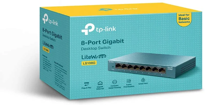 Switch 8 Porte TP-Link LS108G 10/100M/1000 MBPS