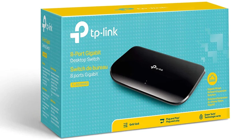 Switch 8 Porte TP-Link TL-SG1008D 10/100M/1000BPS