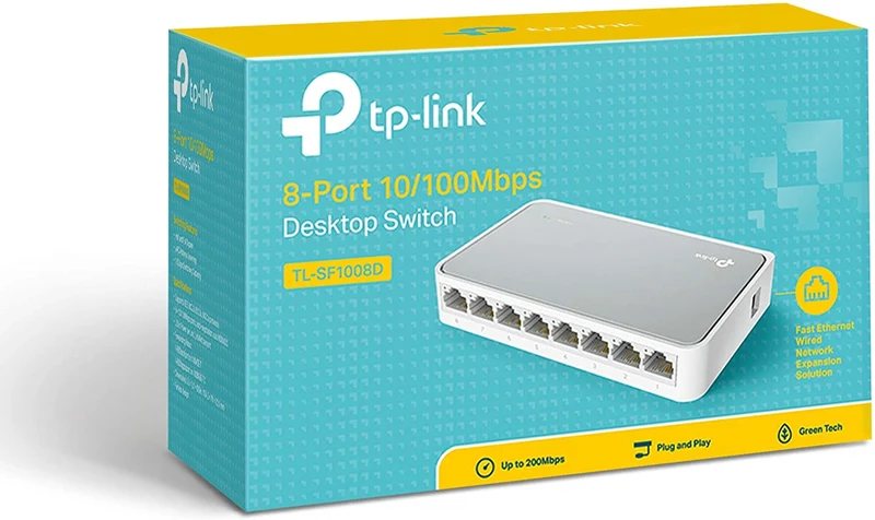 Switch 8 Porte TP-Link TL-SF1008D 10/100MBPS