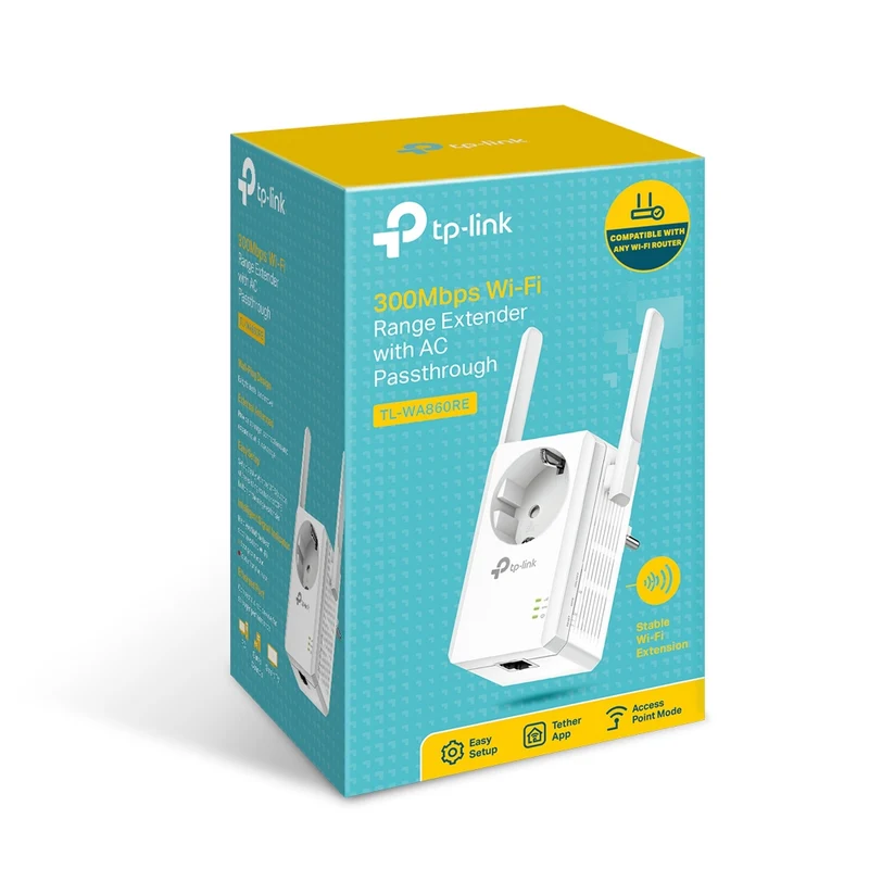 Renge extender TP-Link 300Mbps Wireless TL-WA860RE - Ripetitore di segnale Wifi
