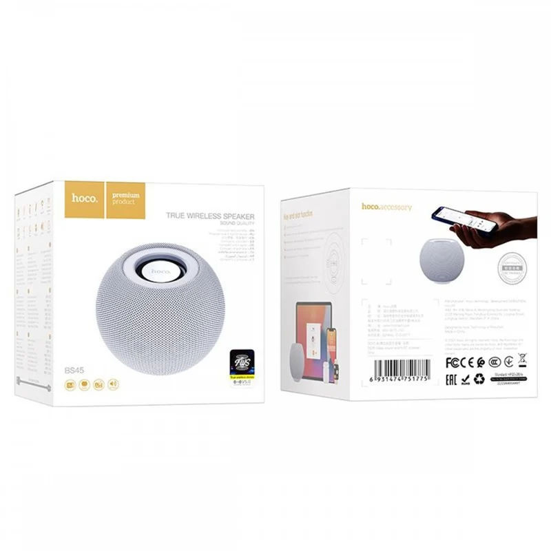 ALTOPARLANTE BLUETOOTH DEEP SOUND BS34 SILVER