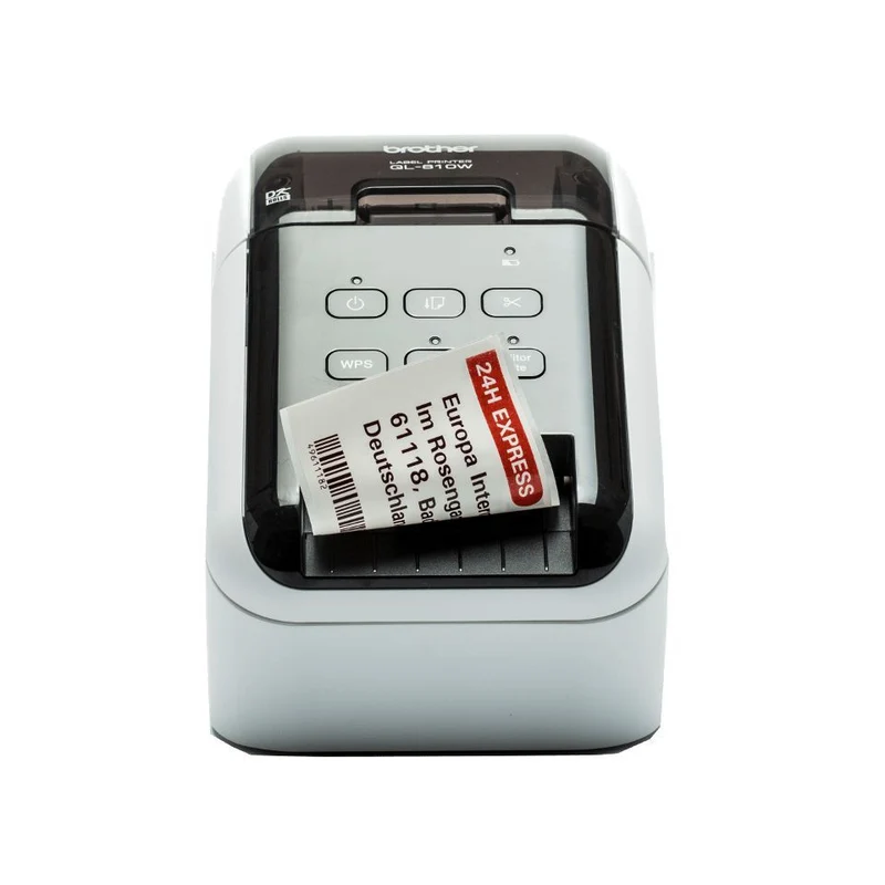 Brother QL-810W stampante per etichette (CD) Termica diretta A colori 300 x 600 DPI 176 mm/s Con cavo e senza cavo DK Wi-Fi [QL810WCUA1]