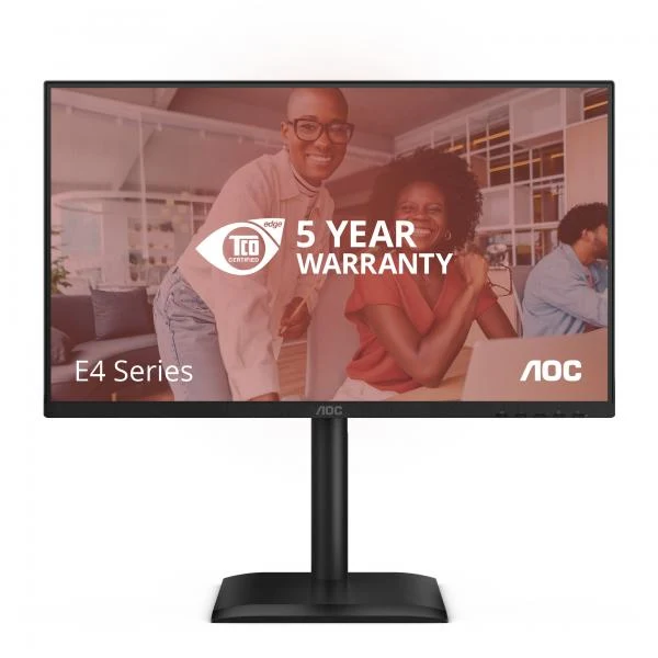 AOC MONITOR 23,8 LED IPS FHD 16:9 4MS 300 CDM 120hz, PIVOT, VGA/DP/HDMI, MULTIMEDIALE [24E4U]