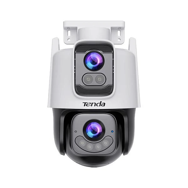 TENDA WI-FI CAMERA 6MP,DUAL-LENS LINKAGE, WI-FI6, OUTDOOR, FULL COLOR, PAN-TILT, WALL MOUNT [RH9-WCA]