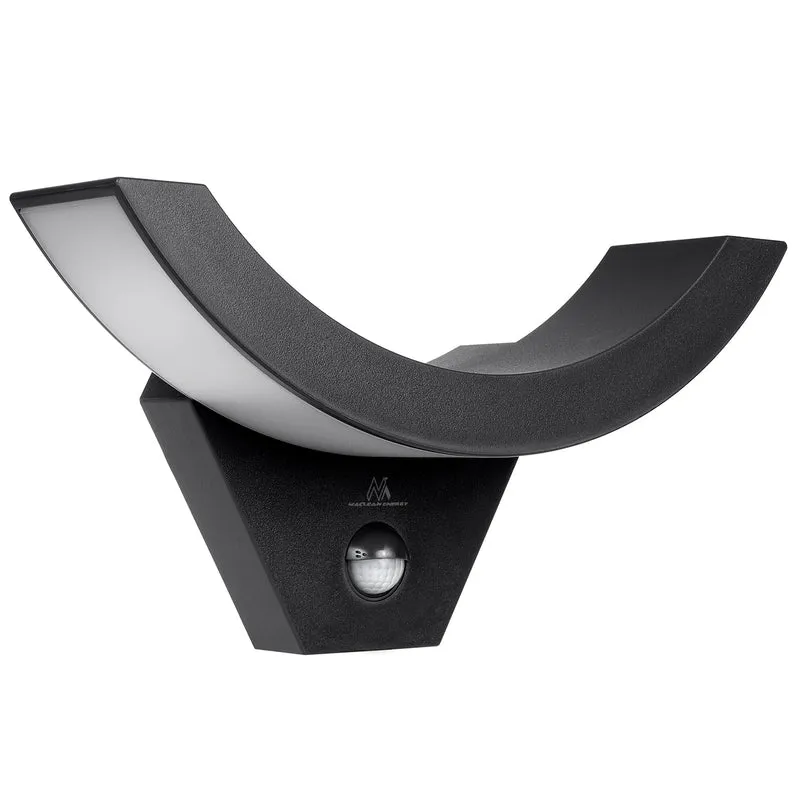 Lampada a LED con sensore di movimento a infrarossi MCE290 B 800lm 10W IP54 Maclean Energy nero