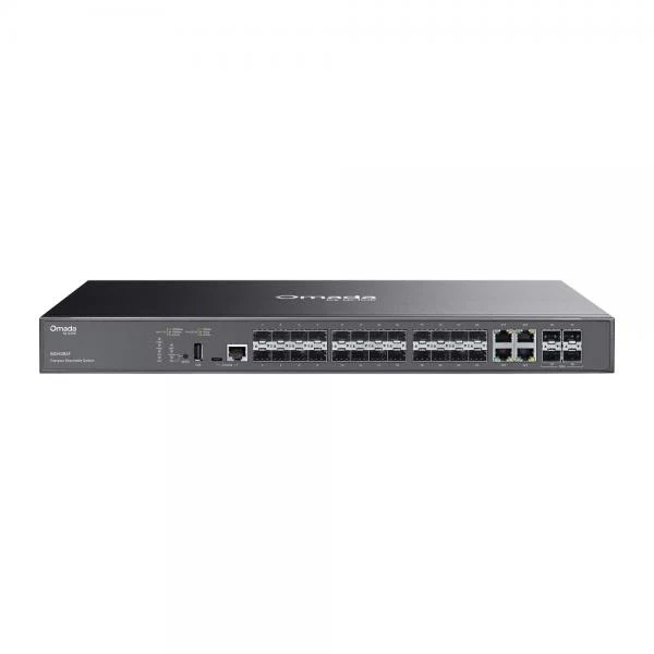 TP-Link SG5428XF switch di rete Gestito L3 Nero [SG5428XF]