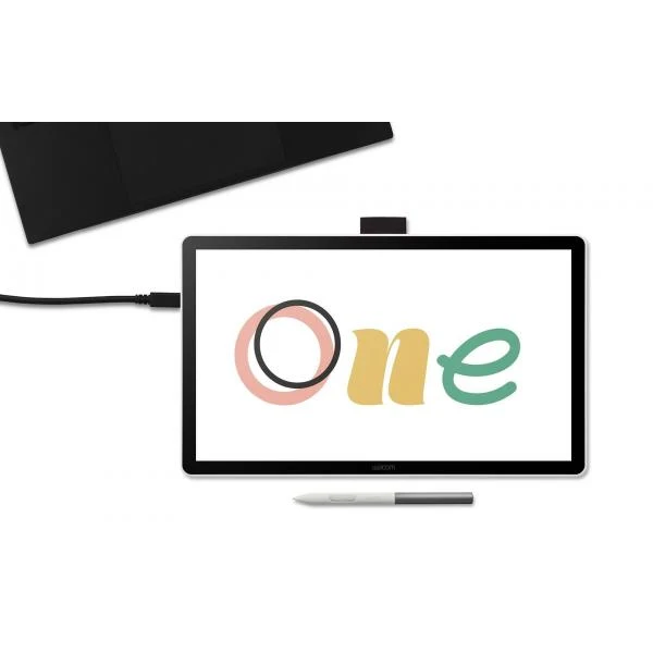 Wacom One 14 tavoletta grafica Nero, Bianco 2540 lpi (linee per pollice) 309 x 174 mm USB [DTC141W0]