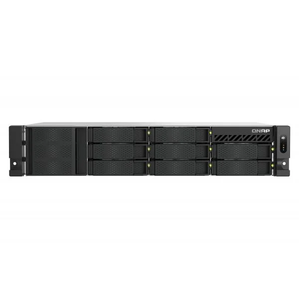QNAP TS-855EU-RP NAS Armadio (2U) Intel Atom C5125 8 GB DDR4 0 TB QuTS hero Nero [TS-855EU-RP-8G]