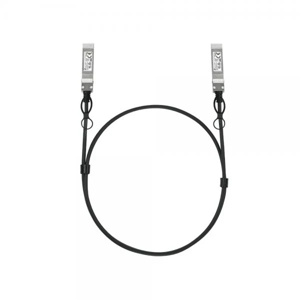 TP-Link - SM6220-1M - Omada 1 Meter 25G SFP28 Direct Attach Cable, Up to 1 m Distance, Support data rate of 25Gbps and 10Gbps, Compatible with 25G SFP28 Slot and 10G SFP+ Slot, Plug and Play [SM6220-1M]