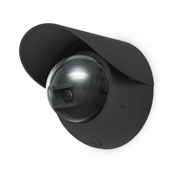 Ubiquiti - Dome camera accessory for optimal image quality and protection from the elements when installed outdoors on a wall or pole. [UACC-Dome-WS-B]