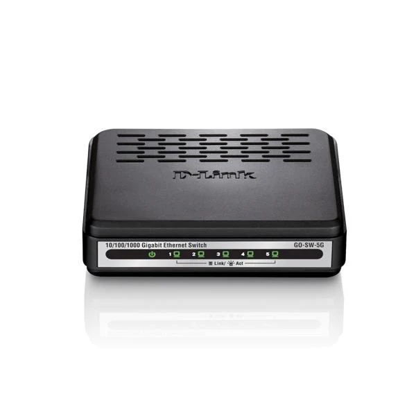D-LINK SWITCH 5 PORTE GIGABIT EASY DESKTOP [GO-SW-5G]