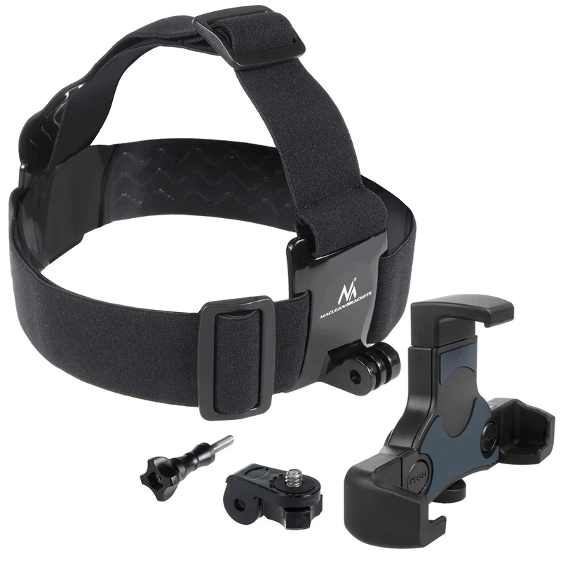 Maclean MC-448 Fascia sportiva Supporto per telefono cellulare, fotocamera, GoPro e altre videocamere Universale