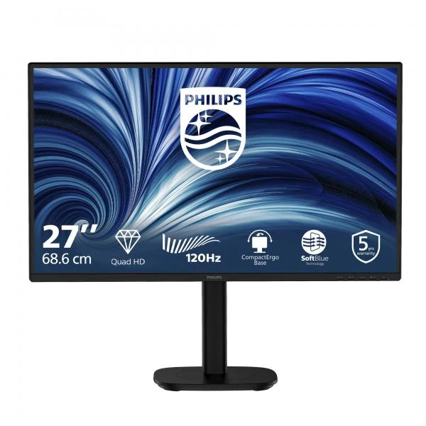 Philips 27B2N3500/00 Monitor PC 68,6 cm (27") 2560 x 1440 Pixel Full HD LCD Nero [27B2N3500/00]