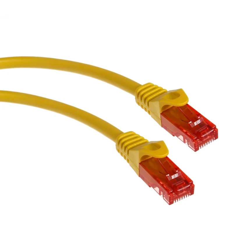 Cavo di rete LAN pr. ethernet RJ45 UTP cat6 0,5 m Maclean MCTV-300 Y
