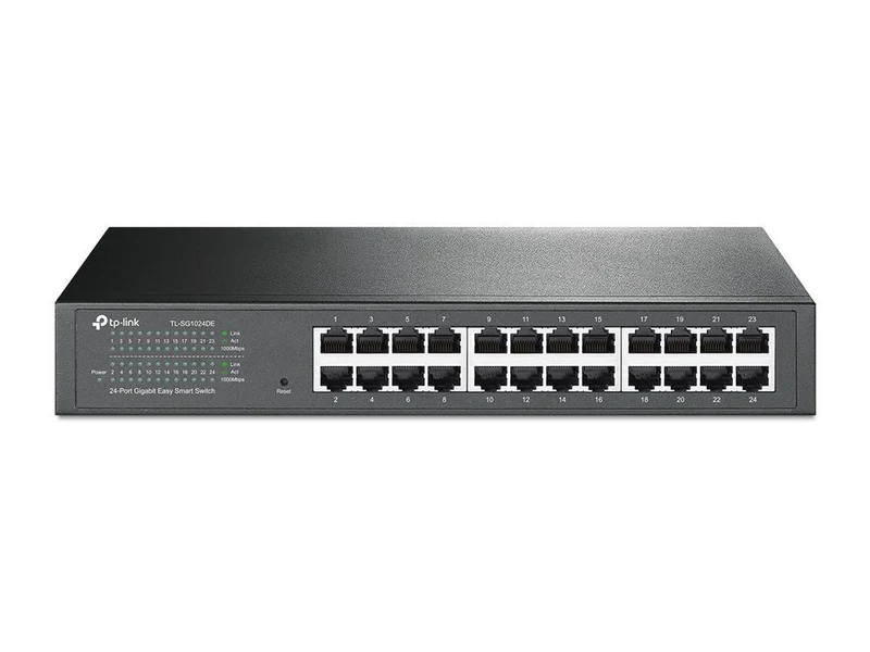TP-Link TL-SG1024DE switch di rete Gestito L2 Gigabit Ethernet (10/100/1000) Nero [TL-SG1024DE]