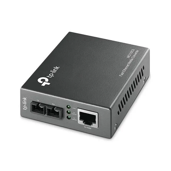 TP-Link Omada MC110CS convertitore multimediale di rete 100 Mbit/s 1310 nm Modalità singola Nero [MC110CS]