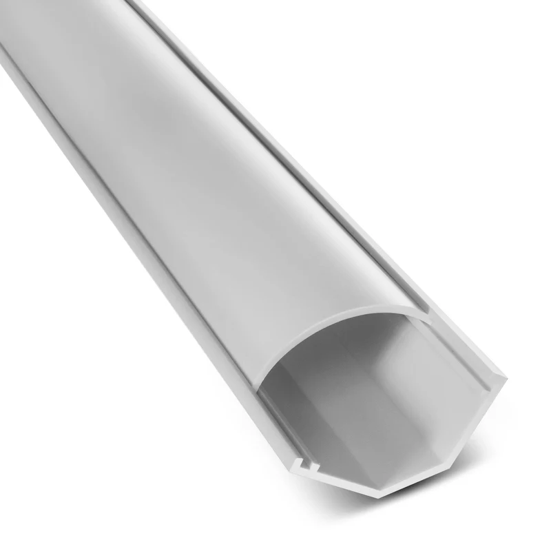 Canalina Copricavo con nastro biadesivo 1.5m 73*42MM Bianca Maclean MCTV-577