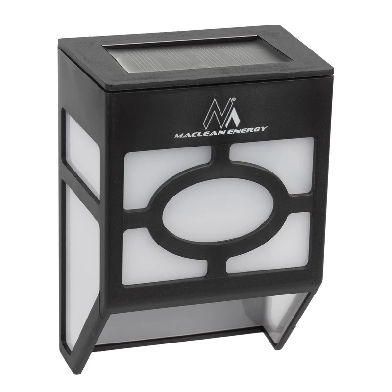 Lampada Solare LED da Parete – 2 pezzi Maclean Energy MCE171