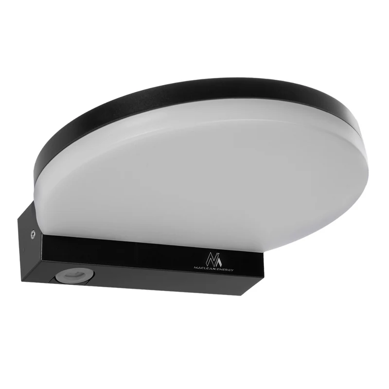 Lampada LED Maclean, nera, 15W, IP65, 1300lm, bianco neutro (4000K) MCE346 B