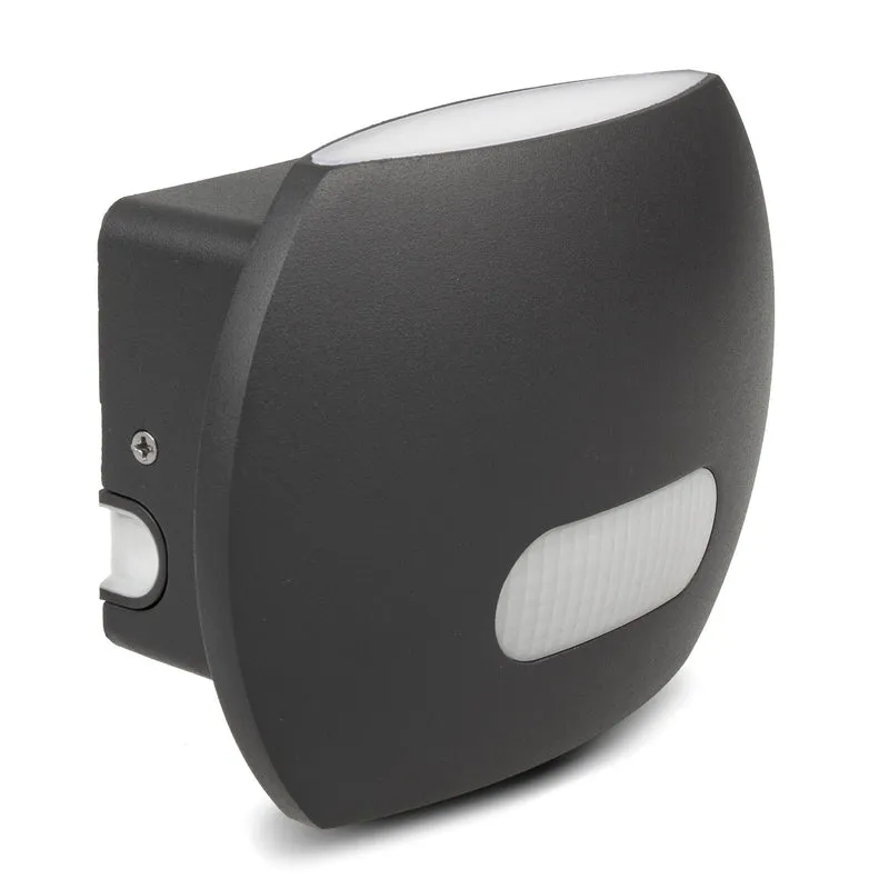 Lampada da parete a LED con sensore di movimento PIR Sensore crepuscolare Lampada da parete per esterno Lampada da parete Illuminazione per interni / esterni IP65 4000K bianco neutro (20W (1600lm))