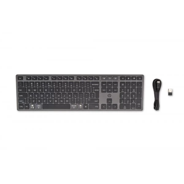 Hp 720 Multi-Device Rechargeable Wireless Keyboard (9T5B1AA) - QWERTY [9T5B1AA#ABB]
