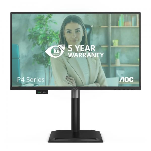 AOC MONITOR 23,8 LED IPS FHD 16:9 4MS 120hz, REG ALTEZZA, DP/HDMI, MULTIMEDIALE [24P4U]