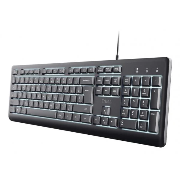 Trust Primo Beleuchtete tastiera Casa/ufficio USB QWERTY Italiano Nero [25820]