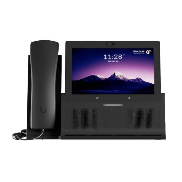 Ubiquiti - UTP-TouchMax - UniFi Talk G2 Touch Max with 7" touch display, Ergonomic handset with mute button, Hi-performance speakerphone, Bluetooth support, PoE + in [UTP-TouchMax]