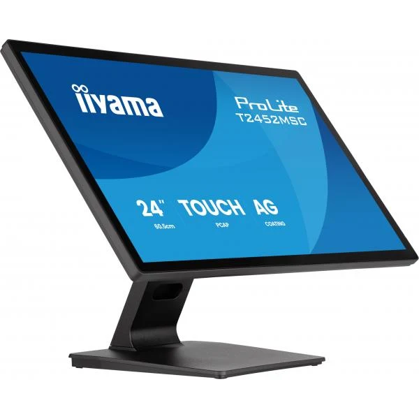 iiyama ProLite T2452MSC-B2AG Monitor PC 61 cm (24") 1920 x 1080 Pixel Full HD LED Touch screen Nero [T2452MSC-B2AG]