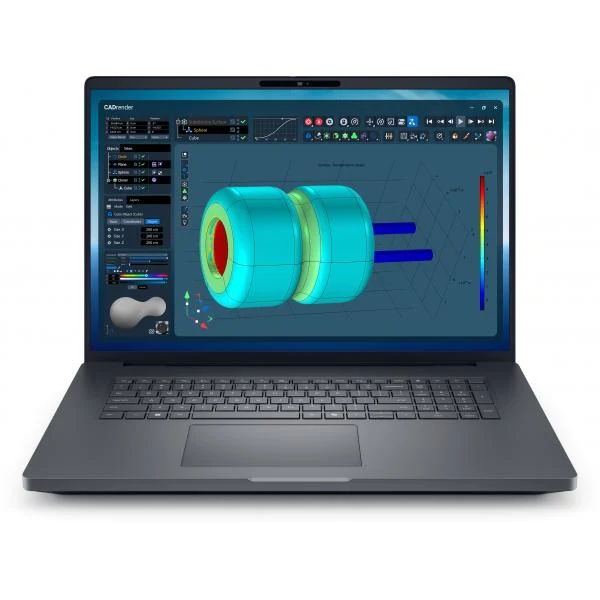 DELL Pro Max 18 Plus MB18250 Intel Core Ultra 7 265HX Workstation mobile 45,7 cm (18") Quad HD+ 32 GB DDR5-SDRAM 1 TB SSD NVIDIA RTX PRO 3000 Blackwell Wi-Fi 7 (802.11be) Windows 11 Pro Nero Italiano [TJHXP]