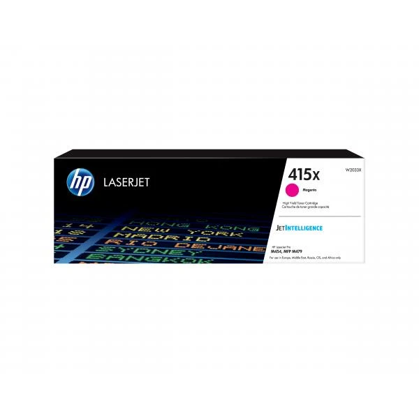 HP TONER 415X, MAGENTA LASERJET M454/M479, 6.000 PAG [W2033X]