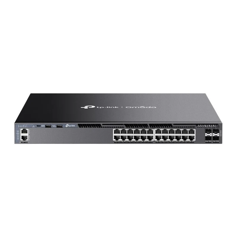 TP-Link Omada SG6428X switch di rete Gestito L3 Gigabit Ethernet (10/100/1000) 1U Nero [SG6428X]