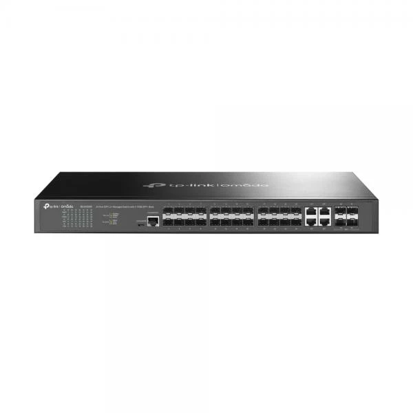 TP-Link - SG3428XF - Omada 24-Port SFP L2+ Managed Switch with 4 10GE SFP+ Slots [SG3428XF]