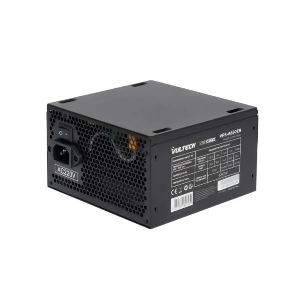 VULTECH ALIMENTATORE CON VENTOLA DA 12CM TERMOREGOLATA, SERIE ESSENCE [VPS-A650ER]