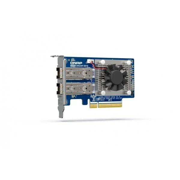 QNAP QXG-25G2SF-E810 scheda di rete e adattatore Interno Fibra 25000 Mbit/s [QXG-25G2SF-E810]