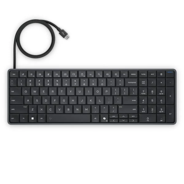 HP EliteBoard G1a Next Gen AI Copilot+ PC AMD Ryzen AI 5 PRO PRO 340 16 GB DDR5-SDRAM 512 GB SSD Windows 11 Pro AI PC Nero [D7JY4AT#ABZ]