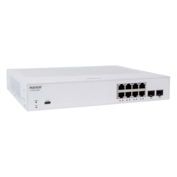 Ruckus - ICX8100-C08PF-X - Entry-Level Access Compact 8 Ports 1G PoE Switch (10G Uplink) [ICX8100-C08PF-X]