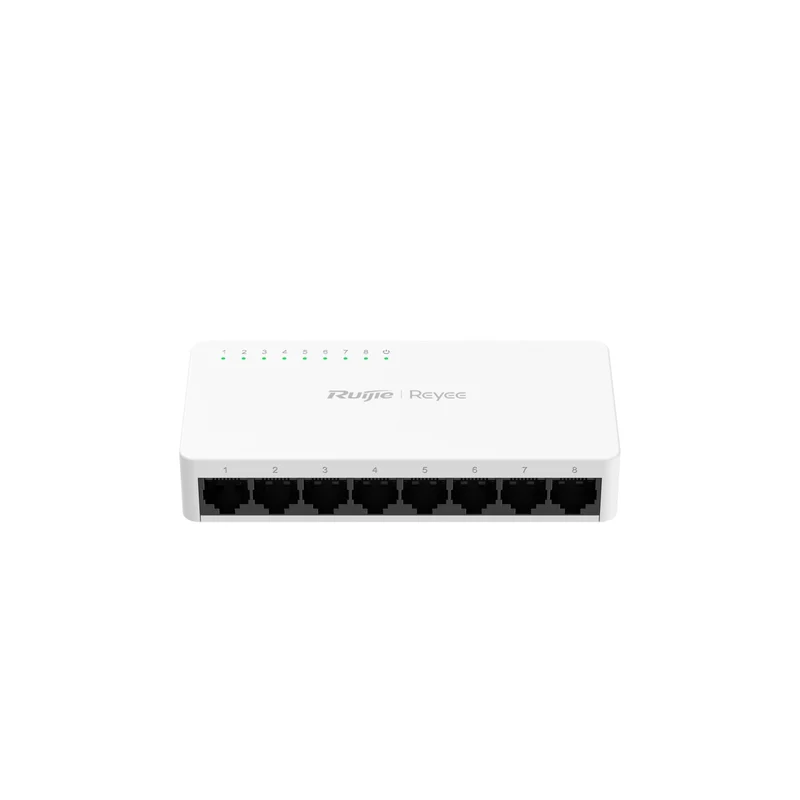 REYEE SWITCH NON GESTITO A 8 PORTE DA 10/100 MBPS (CHASSIS PLASTICO DESKTOP) [RG-ES08F]