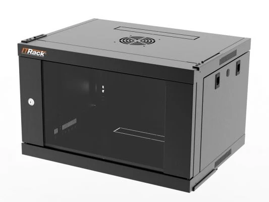 Rack da parete 12U 600x450 h.637( Flat Pack) Nero [ITR-309853]