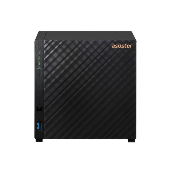 Asustor AS1204T NAS Tower Realtek RTD1619B 1 GB DDR4 0 TB ADM Nero [AS1204T]