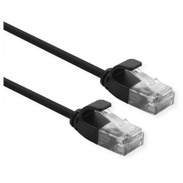 ROLINE CAVO UTP DATA CENTER PATCHCORD CAT.6A/CLASS EA, LSOH, SLIM, NERO, 0.5M [21.15.3952]
