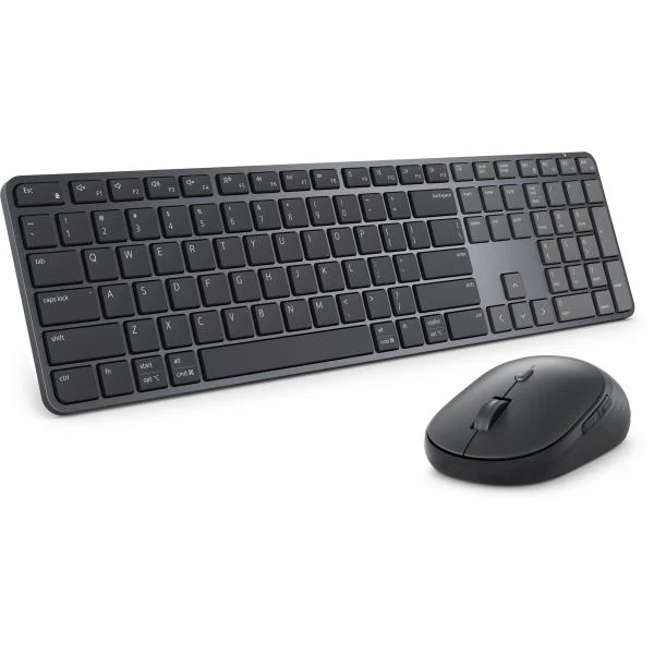 DELL Pro 7 Slim KM726 tastiera Mouse incluso Casa/ufficio RF senza fili + Bluetooth QWERTY Italiano Nero [KM726-ITL-EMEA]